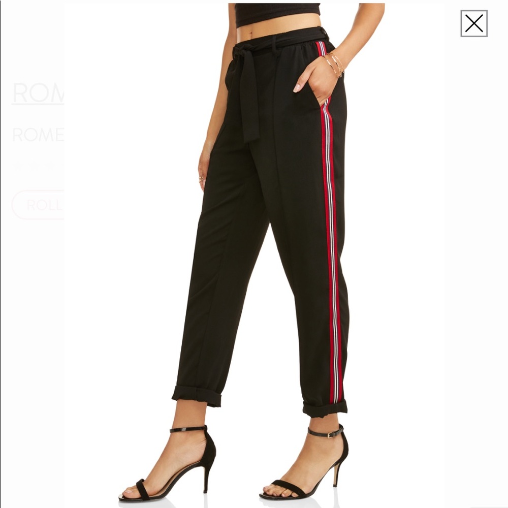 NWT Side Stripe Pants